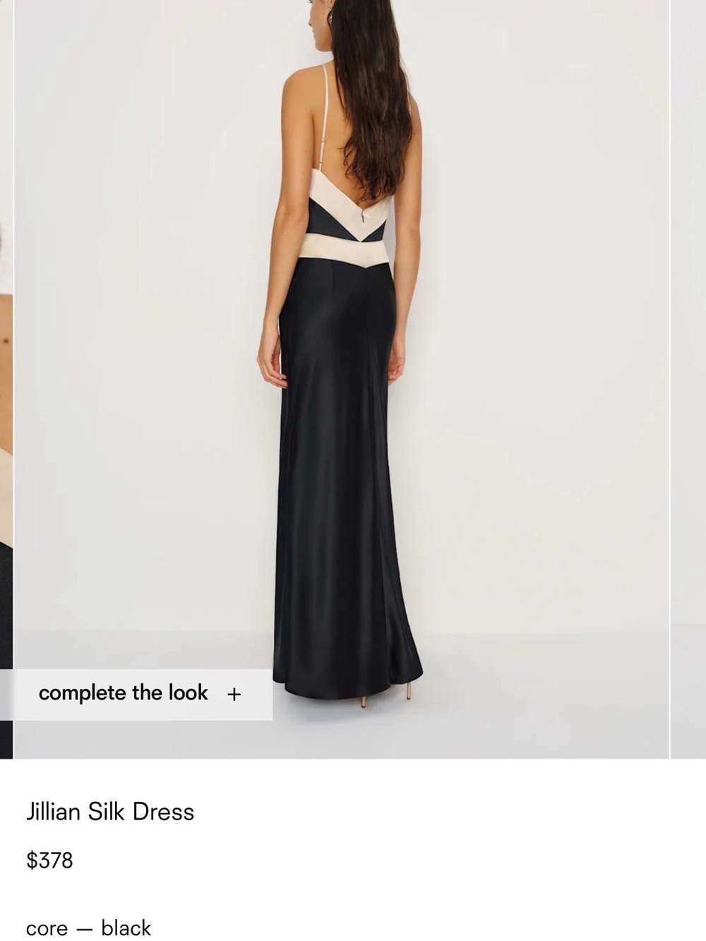Reformation-Jillian Silk Halter Gown-NWT - Picture 8 of 8